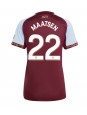 Billige Aston Villa Ian Maatsen #22 Hjemmedrakt Dame 2025-26 Kortermet